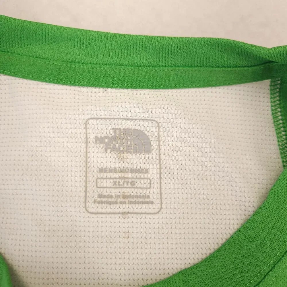 The North Face Casual Crew Neck Graphic T-Shirt Mens Size Extra Large XL Green